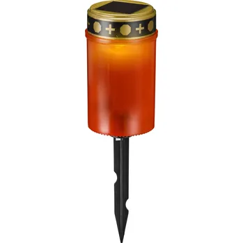 Dekorativní svítidlo WS-SGR02 solární světlo na hrob LED 0.06 W žlutá červená