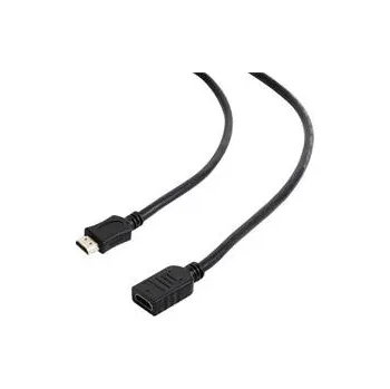 Video kabel Gembird kábel HDMI (M) na HDMI (F) High speed, s Ethernetom, predlžovací, 4.5 m, čierny