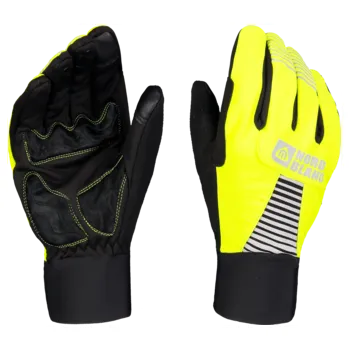 Cyklistické rukavice Dámské softshellové rukavice Nordblanc GRAB žluté - Žlutá, L