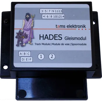 Modelová železnice TAMS Elektronik 51-04158-01-C plášť Příslušenství pro modul kolejnice Hades