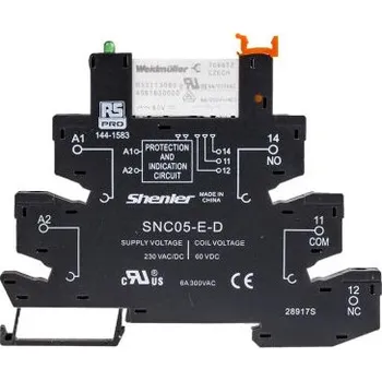 Relé Relé rozhraní 230V ac SPDT Lišta DIN 6A