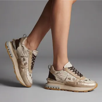 Dámské sandále Dámské krémové tenisky Anekke Muse s klínkem Velikost: 41