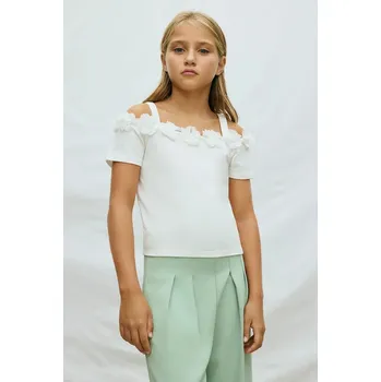 Dámská halenka Dětská halenka Mayoral 6003.8B.Junior.PPY2 bílá 00X, vel. 167