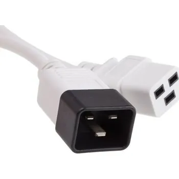 Napájecí kabel Napájecí kabel 1.5m, Bílá, A: C19, B: C20 RS PRO 1,5 mm²