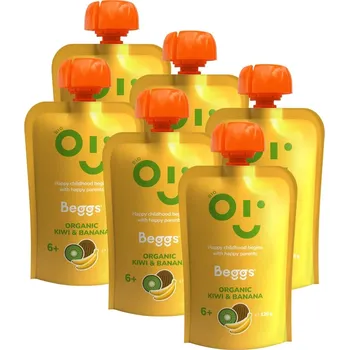 6x Beggs BIO Kiwi a banán (120 g)