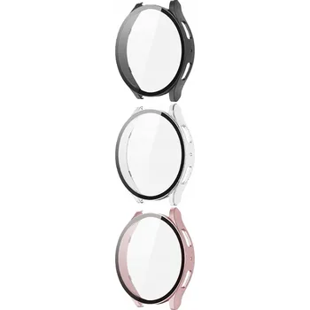 Pouzdro na mobilní telefon Pouzdro pro Samsung Galaxy Watch 6 44 mm 2v1 Pouzdro + sklo 3-PAK krytka pouzdra