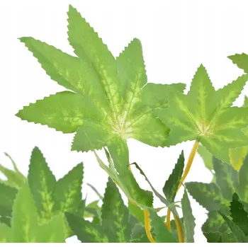 umělá květina Umělý klon vidaXL s květináčem, zelený, 120 cm