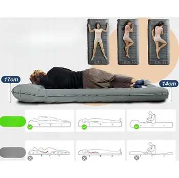 Karimatka Samonafukovací kempingová karimatka Origem ultralehká matrace nafukovací šedá