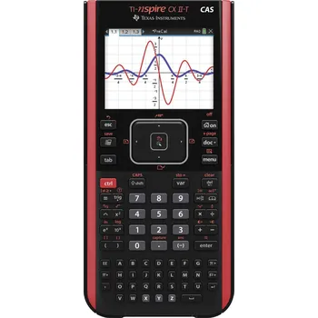 Kancelářská technika Texas Instruments NSPCXCASIIT grafický počítač, napájeno akumulátorem, černá