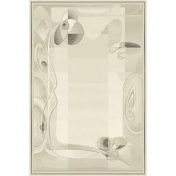 Koberec Kusový koberec vlněný Agnella Isfahan Himalia Len Béžový Rozměr: 160x240 cm