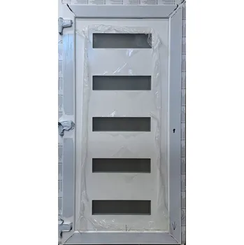 Vchodové dveře Vedlejší plastové vchodové dveře Soft 2026-2 Bílá/Bílá 110x210cm, levé, ven