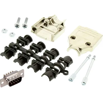 MH Connectors MHDTPK9-DM9P-K sada D-SUB kolíkové lišty 180 ° Pólů: 9 pájecí kalíšek 1 ks
