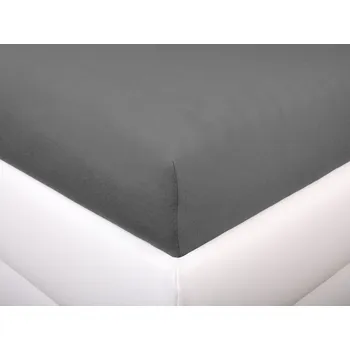Prostěradlo Aaryans Economy Jersey prostěradlo tmavě šedé Rozměry prostěradla: 180x200 cm