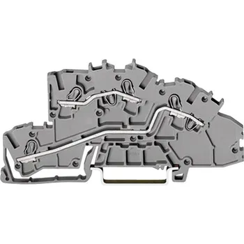 WAGO 2003-7642 patrová instalační svorka 5.20 mm pružinová svorka osazení: L, L šedá 1 ks