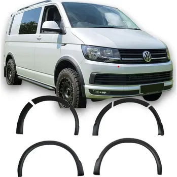 Tuning PROTEC Kryty podběhů kol, sada 8 kusů, vhodné pro Volkswagen Transporter T6 (2015-2019) - s malým a dlouhým podvozkem