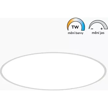 Plnospektrální LED svítidlo Ella C-R 362 mm 25W - Denní, Jen zapnout a vypnout