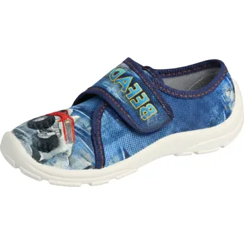 Chlapecké bačkory CHLAPECKÉ bačkory modré auto BEFADO 974Y507