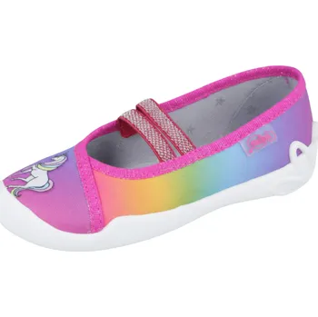 Dívčí baleríny Dívčí baleríny, bačkory duhové Befado 116Y249