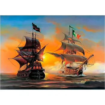 Výtvarná sada MyCreativ Diamantové malování, obrázek, PLACHETNICE, 30x40cm, 1 bal.