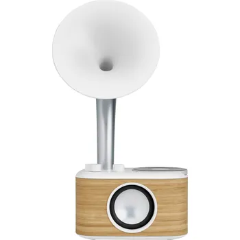 Radiopřijímač Sangean WR-45 White A500433 stolní rádio, FM, AUX, Bluetooth, s akumulátorem, bílá