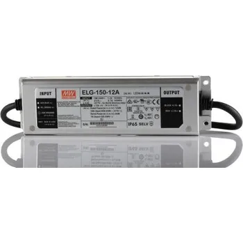 Napájecí zdroj pro osvětlení Budič LED ELG-150-12A 12V 10A 120W ztlumování: Potenciometr IP65 konstantní proud / konstantní napětí Mean Well