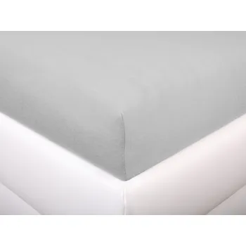 Prostěradlo Aaryans Economy Jersey prostěradlo světle šedé Rozměry prostěradla: 90x200 cm