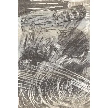 Koberec Kusový koberec vlněný Agnella Tempo Natural Gale (binding) šedý Rozměr: 100x180 cm