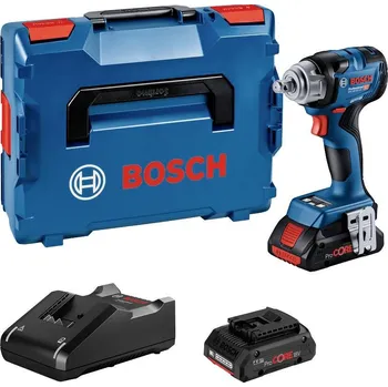 Bosch Professional GDS 18V-330 HC aku rázový utahovák, 18 V Li-Ion vč. 2x aku, vč. nabíječky, kufřík, 06019L5002