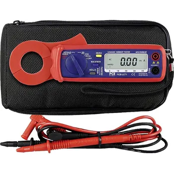 Multimetr PCE Instruments proudové kleště, testování v automobilech, grafický displej, ochrana proti stříkající vodě (IP54), vč. testeru napětí, CAT II 400 V, CAT III
