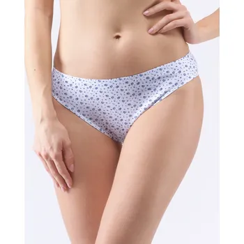 Kalhotky GINA 10289P Kalhotky klasické Barva: Bílá-Tm. modrá, Velikost: L/XL