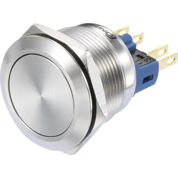 TRU COMPONENTS GQ22-11/S tlačítkový spínač 250 V/AC 3 A 1x zap/(zap) bez aretace (Ø) 21 mm IP65 1 ks