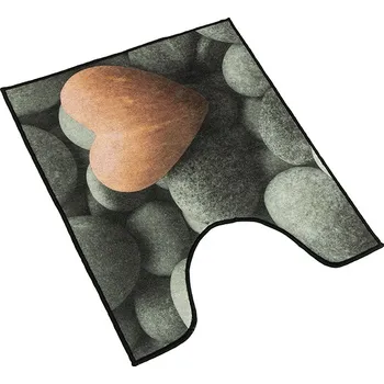 Koupelnová předložka Bellatex 3D tisk 50x60cm Šedá