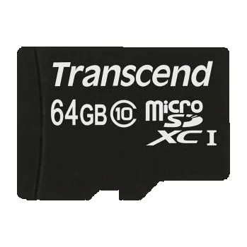 Paměťová karta Karta Micro SD MicroSDHC, MicroSDXC 64 GB Class 10 Transcend