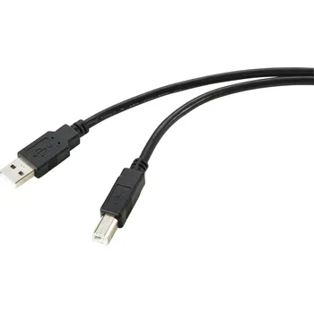 Prodlužovací kabel Renkforce USB kabel USB 2.0 USB-A zástrčka, USB-B zástrčka 15.00 m černá Aktivní se zesílením signálu RF-5720400