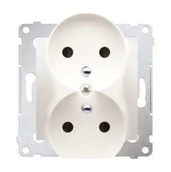 Elektrická zásuvka Elektrická Zásuvka zásuvka Kontakt-simon béžová