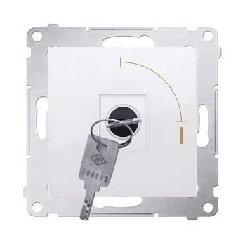 vypínač Jednopólový vypínač Klasik, Zápustný Kontakt Simon bílý DP1K.01/11