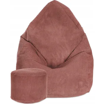 Taburet Sedací vak Sako Křeslo XXL Taburet Manšestr do obývacího pokoje ložnice