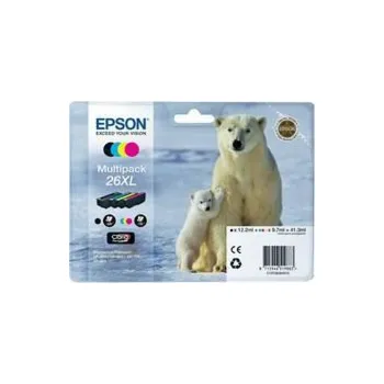 Inkoust Epson C13T26364010 č. 26XL (azurová, žlutá, purpurová, černá)