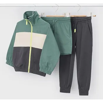 Dětská tepláková souprava Mayoral 3883.5E.Mini.PPY2 zelená 77X, vel. 140