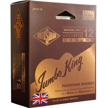 Struna pro kytaru a smyčcový nástroj Rotosound JK12-10 Struny pro akustickou kytaru (Jako nové)