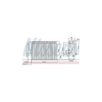 Chladič motoru Výparník NISSENS 92097