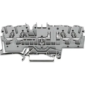 WAGO 2002-1861 hlavní svorka 5.20 mm pružinová svorka osazení: L šedá 1 ks