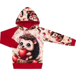 Mikina s kapucí - Ježeček Velikost: 104