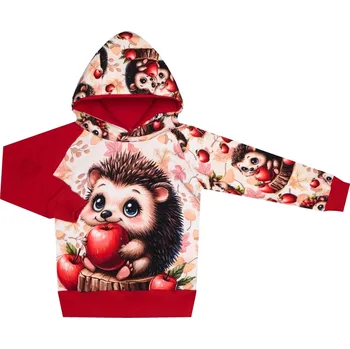 Kojenecké oblečení Mikina s kapucí - Ježeček Velikost: 104