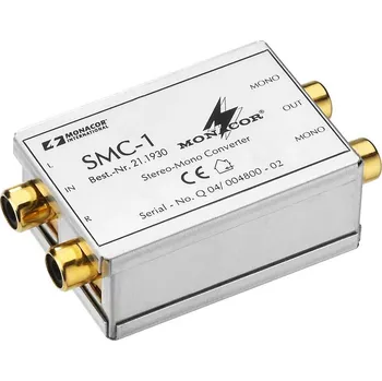 DJ technika Monacor SMC-1 stereo-mono převodník