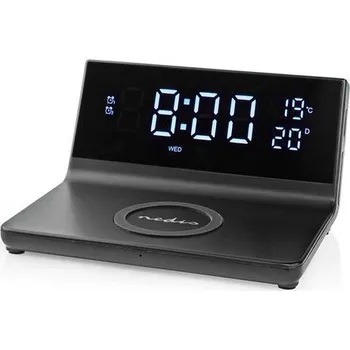 Budík Hodiny s budíkem NEDIS WCACQ20BK