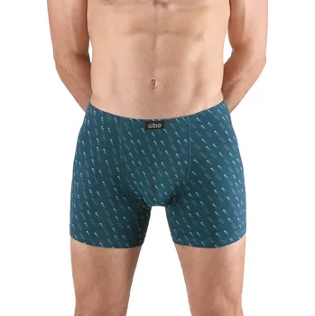 Boxerky GINA 74171P Boxerky s delší nohavičkou Barva: Petrolejová-Dunaj, Velikost: XXL/3XL