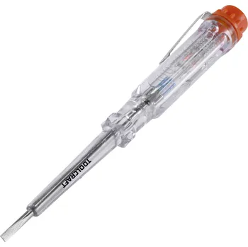 Zkoušečka TOOLCRAFT tester napětí Šířka čepele=3 mm Délka dříku=60 mm Napětí (rozsah)=100 - 250 V/AC