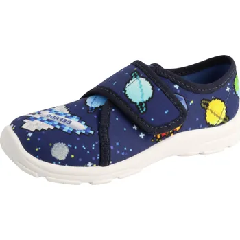 Chlapecké bačkory CHLAPECKÉ bačkory modré vesmír BEFADO 974x578