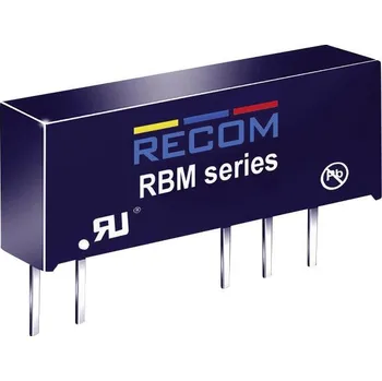 Měnič napětí RECOM RBM-0505D DC/DC měnič napětí do DPS 5 V/DC 5 V/DC, -5 V/DC 100 mA 1 W Počet výstupů: 2 x Obsah 1 ks